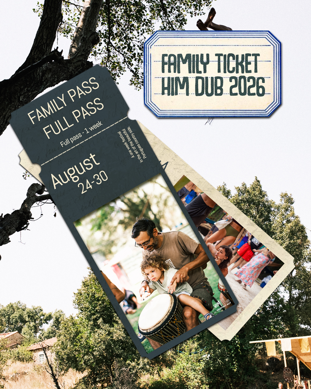 Family ticket (2 adults + child)